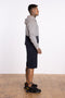 Split Print Hoody - Grey - Serious Royalty
