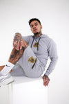 Zip Pocket Crest short - Grey - Serious Royalty