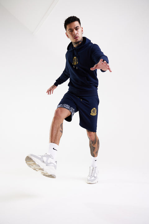 Men's Navy denim shorts in Style