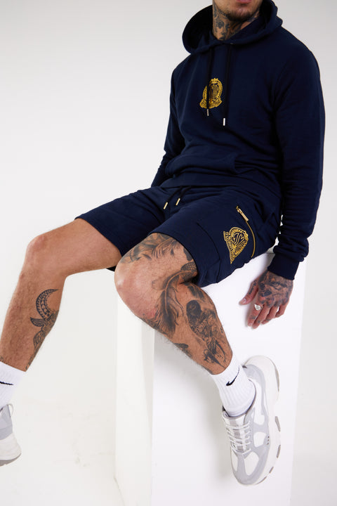 Nice Shorts for Men in navy colour
