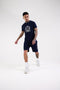 Crest Print T-shirt - Navy - Serious Royalty