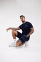 Full view of Navy Shirt Men's