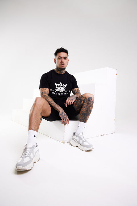 Branded T-shirt for Men in black