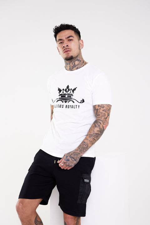 Royalty Crown T-shirt Off White
