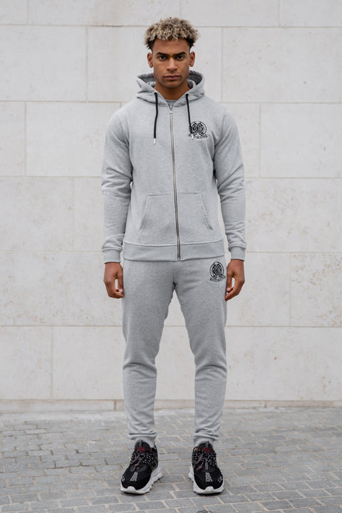 Grey Hoody Tracksuit Jacket 