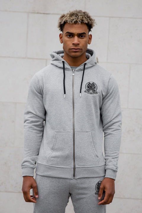 Grey Hoody Tracksuit Jacket 