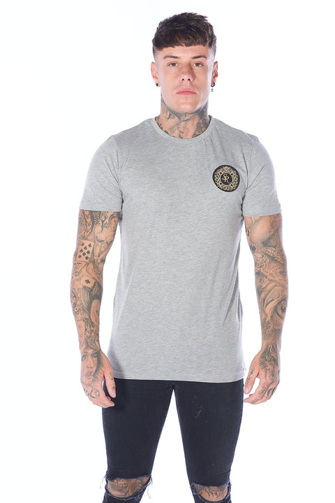 Signature T-Shirt Grey Marl - Serious Royalty