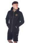 Black Signature Cotton Tracksuit Jacket - Serious Royalty