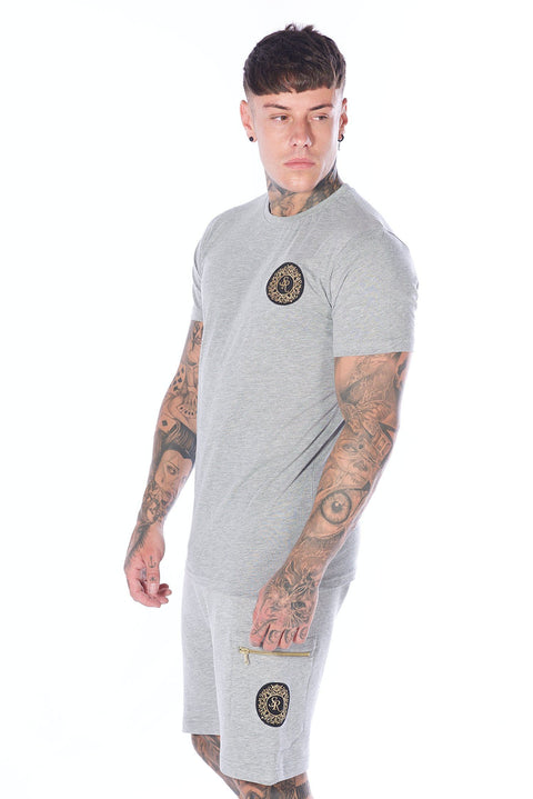 Signature T-Shirt Grey Marl - Serious Royalty