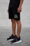 Black Signature Shorts With Evolved Badge - Serious Royalty