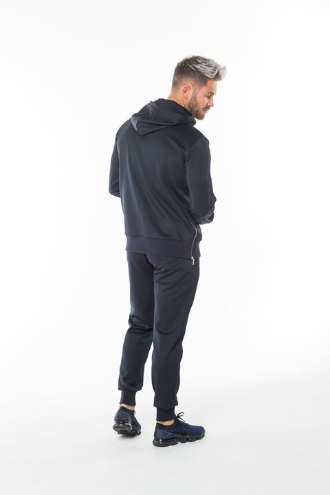 Navy Polyester Tracksuit Jacket