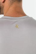 Silver Marl T-shirt Twin set Top - Serious Royalty